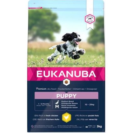 Eukanuba Puppy Medium Breed 3 kg