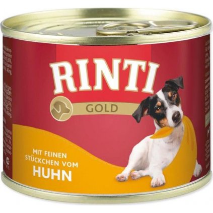 Rinti Gold dog konz. kuřecí kousky 185 g
