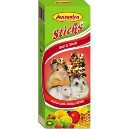 Avicentra tyčinky malý hlodavec - ovoce 2ks