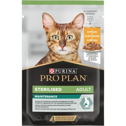 PRO PLAN Cat kaps. Sterilised Chicken 85 g