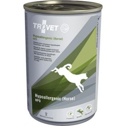 Trovet Canine HPD Hypoallergenic Horse konzerva 400 g