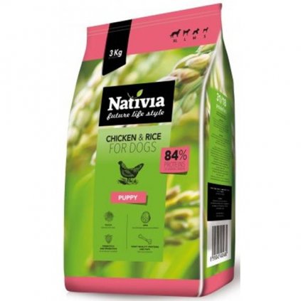 Nativia Puppy Chicken & Rice 3 kg