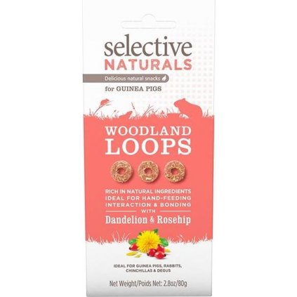 Supreme Selective Naturals snack Woodland Loops 80 g