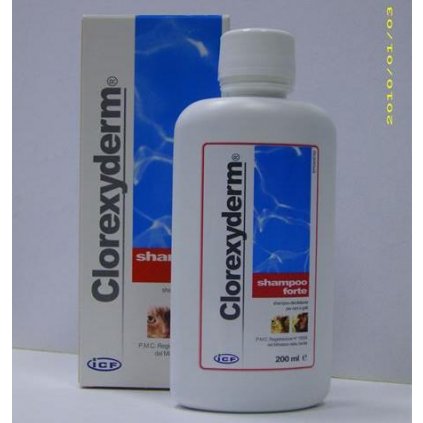 Clorexyderm Forte šampon pro psy, kočky 200ml