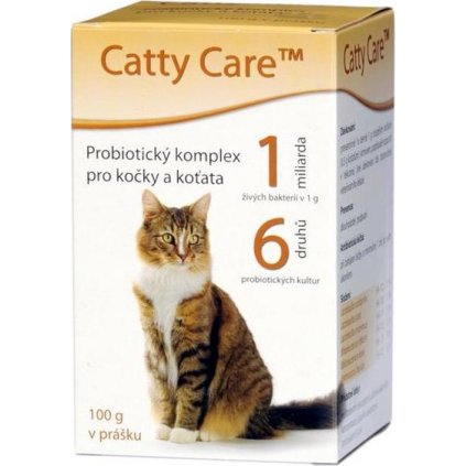 Catty Care Probiotika pro kočky a koťata plv 100g