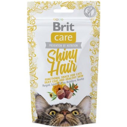 Brit Care Cat Snack Shiny Hair 50 g