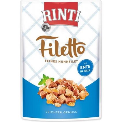 Rinti Filetto dog kaps. - kuře + kachna v želé 100 g