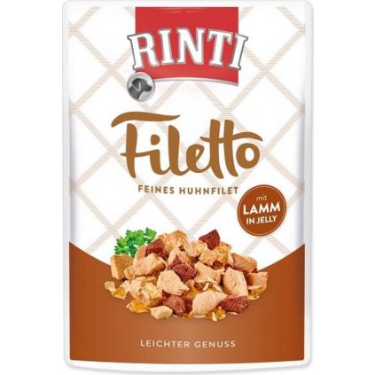 Rinti Filetto dog kaps. - kuře + jehně v želé 100 g