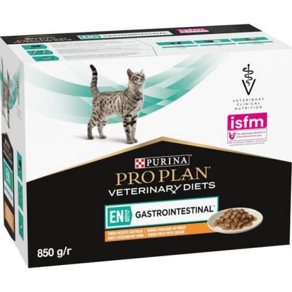 Purina PPVD Feline - EN Gastrointestinal Chicken kapsička 10x85 g