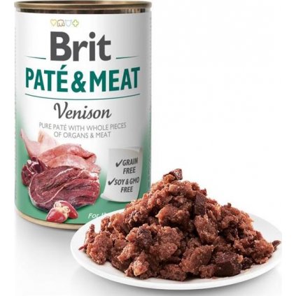 Brit Dog konz Paté & Meat Venison 400g