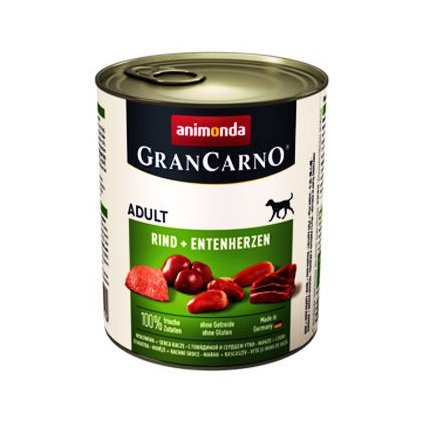 Animonda pes GRANCARNO konz. ADULT hov/kach.srdce 800g