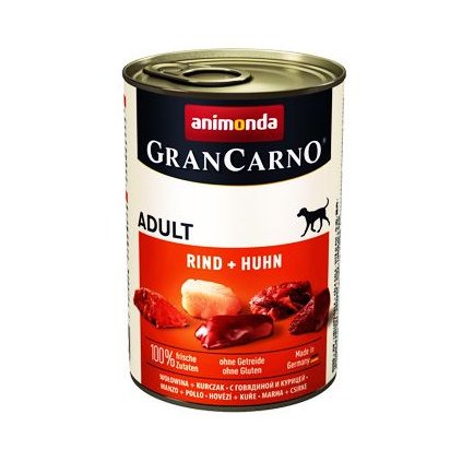 Animonda pes GRANCARNO konz. ADULT hovězí/kuřecí 400g