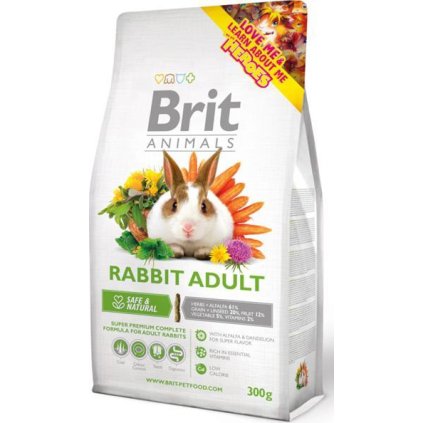 Brit Animals  RABBIT ADULT Complete 300 g