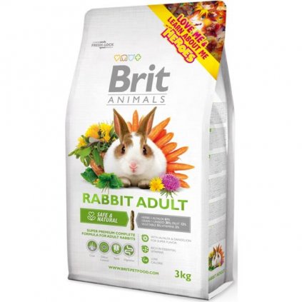 Brit Animals  RABBIT ADULT Complete 3 kg