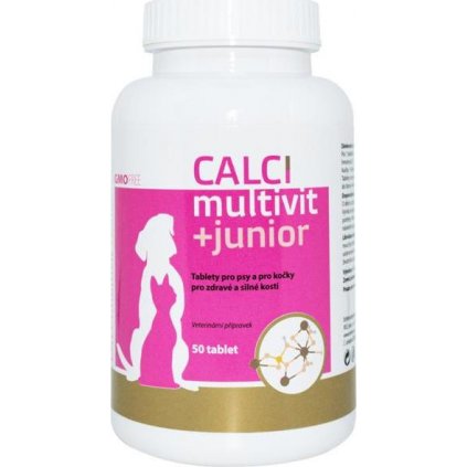 CALCImultivit+junior tablety pro psy a kočky 50 tbl.