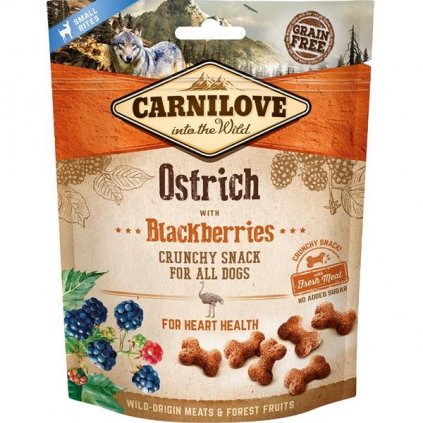 Carnilove Dog Crunchy Snack Ostrich&Blackberries 200g