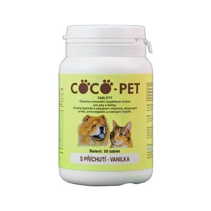 Coco Pet vanilka 50tbl