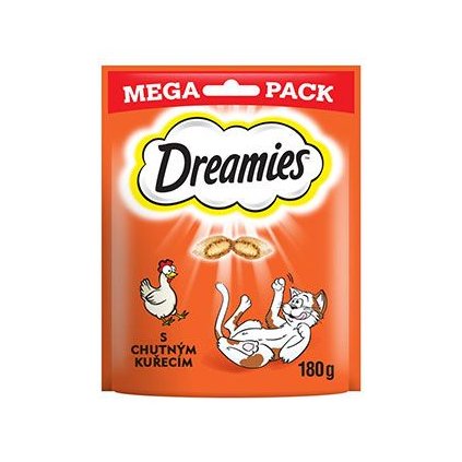 Dreamies kočka pochoutka Mega Pack kuřecí 180g