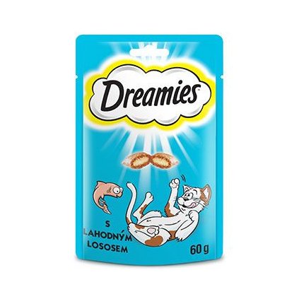 Dreamies kočka pochoutka s lososem 60g