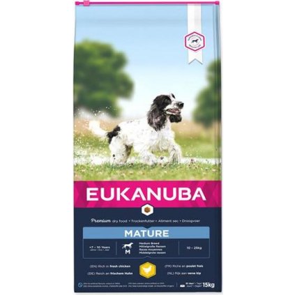 Eukanuba Mature Medium Breed 15 kg