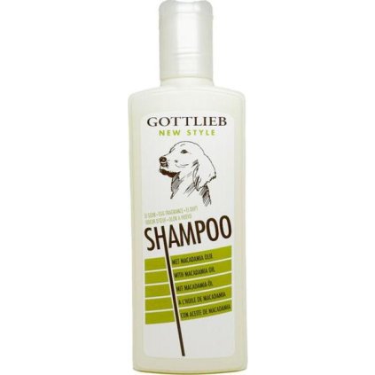 Gottlieb šampon s makadamovým olejem Vaječný 300ml pes
