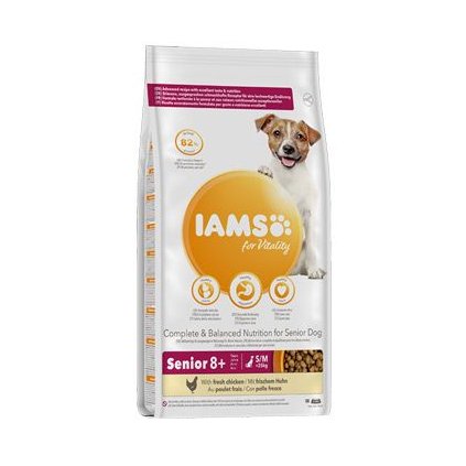 Iams Dog Senior Small&Medium Chicken 3kg