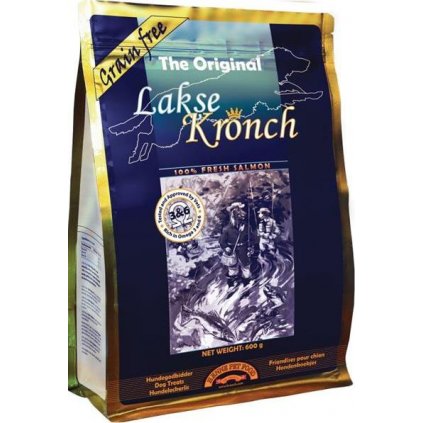 KRONCH pochoutka Treat s lososovým olejem 100% 600g