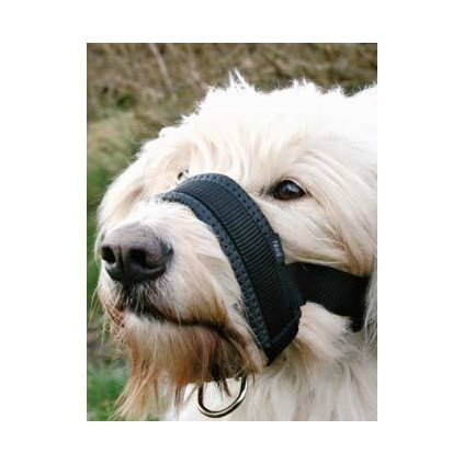 Náhubek fixační nylon podložený pes L 18-30cm TR