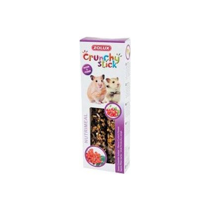 Pochoutka CRUNCHY STICK rybíz/jeřabina pro křečkyZolux