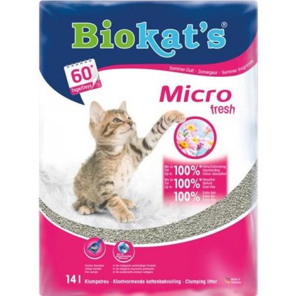 Podestýlka Cat Biokat's Micro Fresh 14l