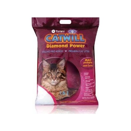Podestýlka Catwill Diamond Power pro kočky Maxi pack 6,8kg