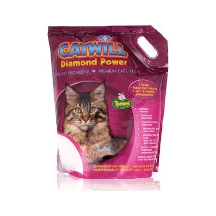 Podestýlka Catwill Diamond Power pro kočky Multi pack 3,3kg