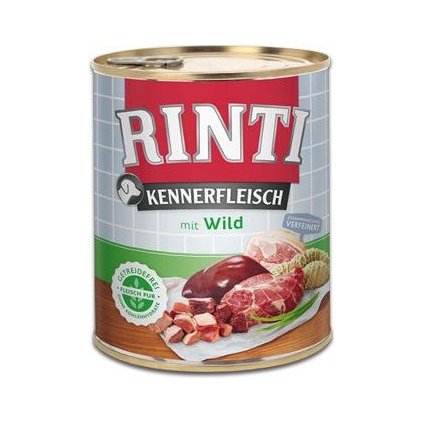 Rinti Dog Kennerfleisch konzerva zvěřina 800g