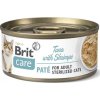 Brit Care Cat konz. Sterilized. Tuna Paté with Shrimps 70 g