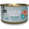 Schesir Cat konz. Senior Wholefood tuňák/makrela 70g