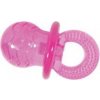 Hračka pes dudlík TPR POP PACIFIER 7cm růžová Zolux