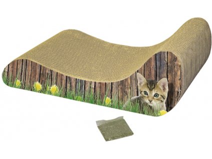 Nobby hračka pro kočky kartonové škrabadlo lenoška 48x21x16cm  + 3% SLEVA Slevový kupón: extra