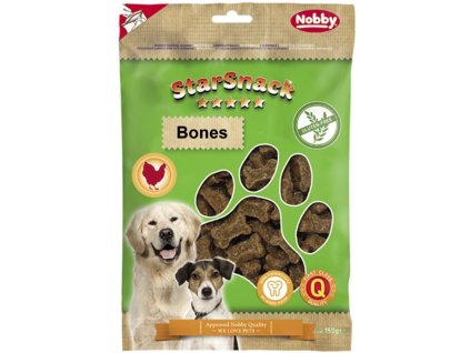 Nobby StarSnack Bones GLUTEN FREE bezlepkové pamlsky kostičky 150g