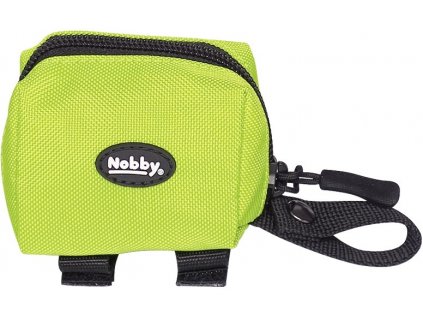 Nobby RIO zásobník na sáčky neonově zelený 7,5 x 4 x 5 cm  + 3% SLEVA Slevový kupón: extra