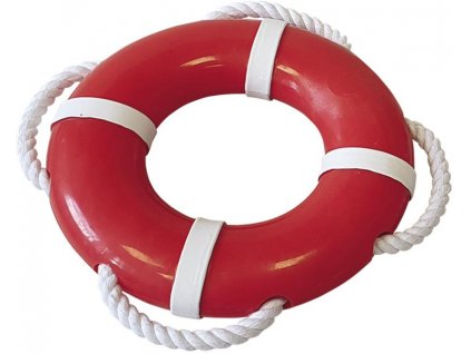 Nobby hračka Rubber Line záchranný kruh s lanem 15 cm  + 3% SLEVA Slevový kupón: extra