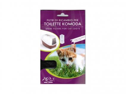 Nobby filtr do kočičí toalety Komoda 3ks  + 3% SLEVA Slevový kupón: extra