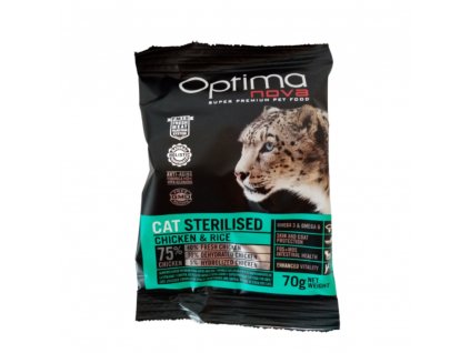 Vzorek OPTIMAnova Cat Sterilised 70 g