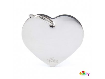 BIG HEART CHROME PLATED BRASS