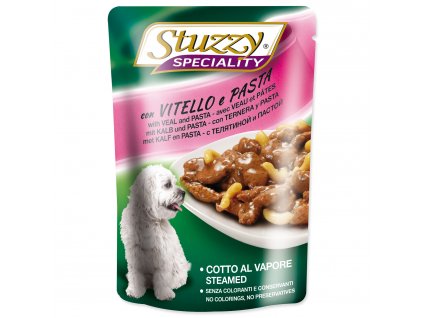 Kapsička STUZZY Dog Speciality telecí + těstoviny 100 g