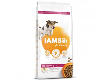 IAMS Dog Senior Small & Medium Chicken 12 kg