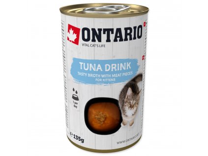 Drink ONTARIO Kitten tuňák 135 g
