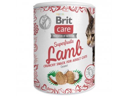 BRIT Care Cat Snack Superfruits Lamb with Coconut 100 g