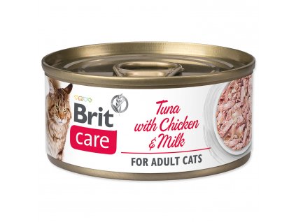 Konzerva BRIT Care Cat Tuna with Chicken And Milk 70 g