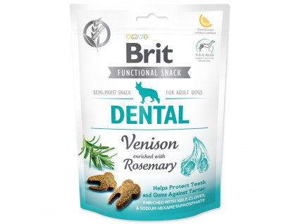 BRIT Care Dog Functional Snack Dental Venison 150 g  + Dárek ke každé objednávce.