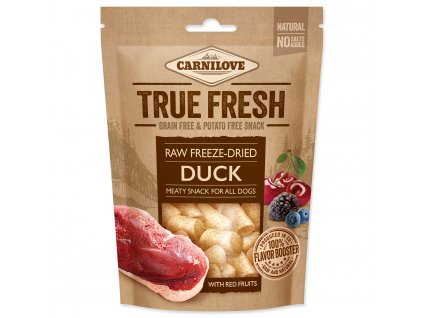 CARNILOVE True Fresh Freeze-Dried snack DUCK with 5 red fruits 40 g